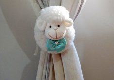 Nico Decora O Quarto De Bebe Ovelha Prendedor Cortina Ovelhinha Dupla No Elo7